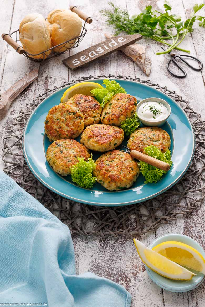 Zutaten für Fischfrikadellen