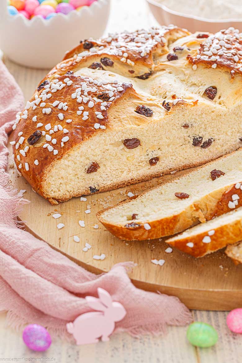 Osterbrot für das Osterfrühstück oder den Oster-Brunch