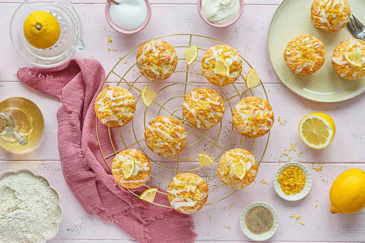 Rezept für Zitronenmuffins