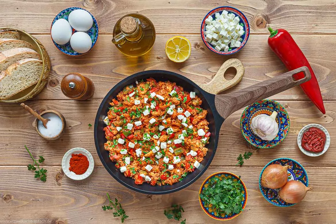 Rezept für Menemen