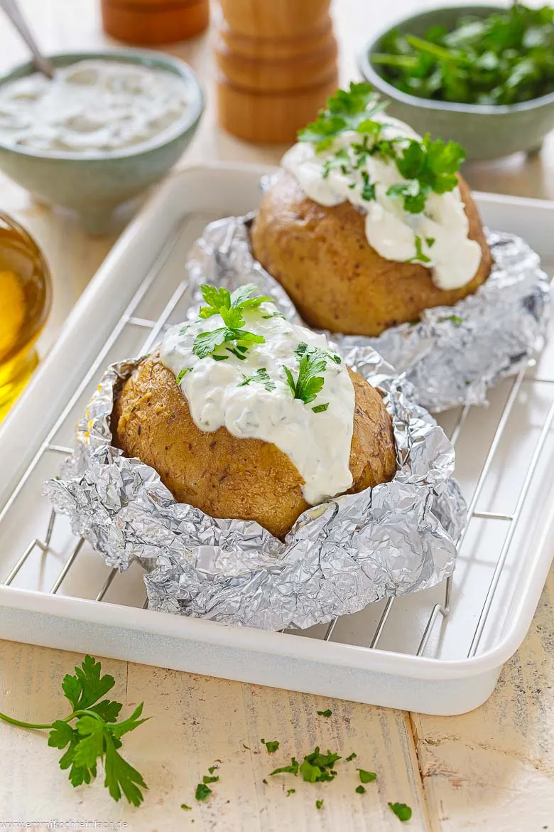 Tipps für knusprige Folienkartoffeln