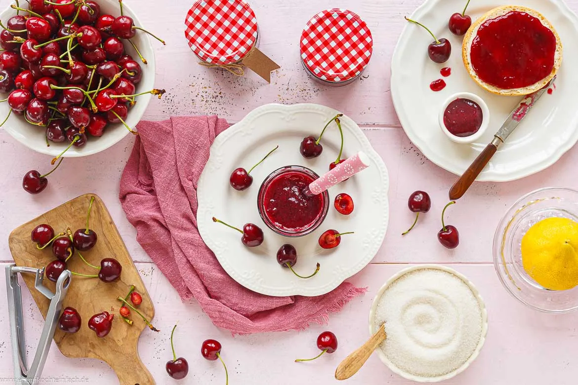 Rezept für Kirschmarmelade