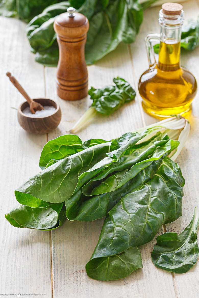Zutaten für mein Mangold-Rezept